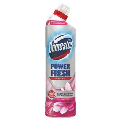 WC tisztító gél, 700 ml, DOMESTOS "Power Fresh", Floral Fresh