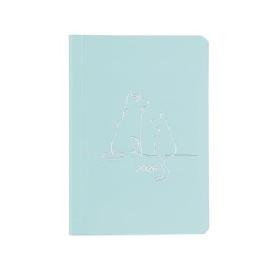 Naptár, tervező, B6, heti, TOPTIMER "Pastel", kék