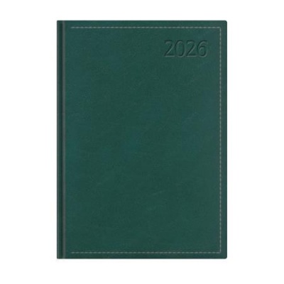 Naptár, tervező, A4, heti, TOPTIMER "Traditional", zöld