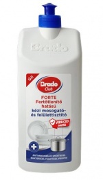 Fertőtlenítő mosogató- és felülettisztítószer, kézi, 1 l, BRADOCLUB "Forte"