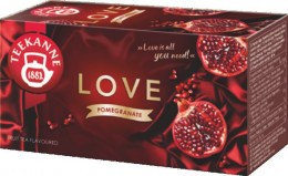 Gyümölcstea, 20x2,5 g, TEEKANNE "Love" gránátalma