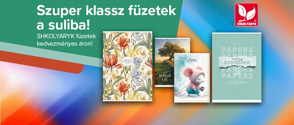 Szuper klassz füzetek a suliba!
