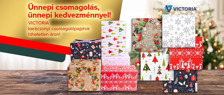 Ünnepi csomagolás, ünnepi kedvezménnyel!